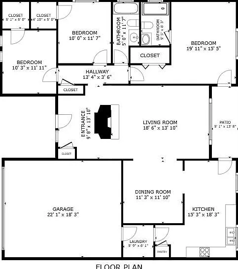 3 bed, 2.0 bath, 1625 sqft, $2,200 — Photo 2