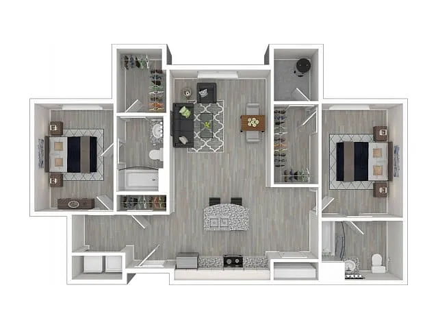 Floor plan 2X2 B1