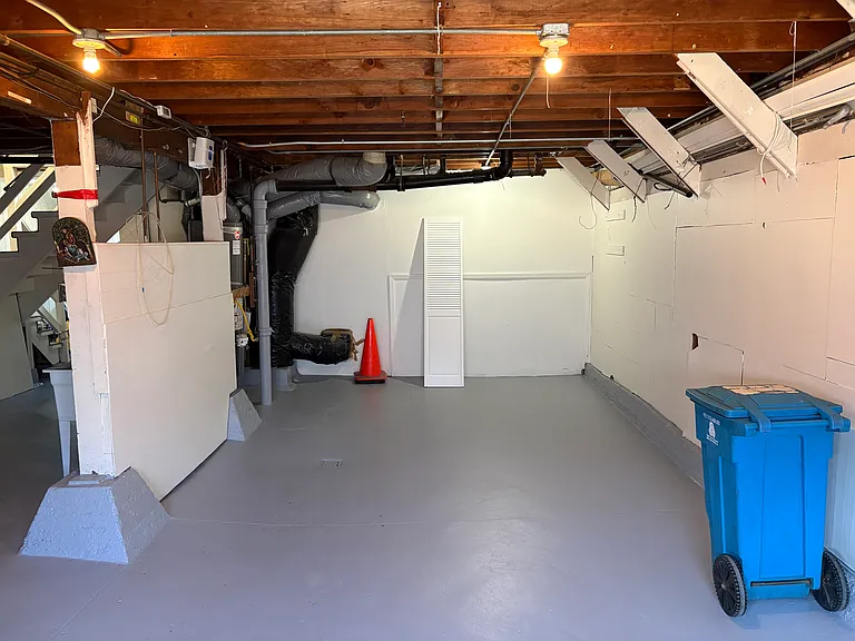 Deep clean garage with storage room on left side (unseen)
