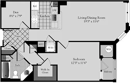 Floor plan C1-A1