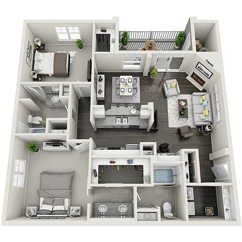 Floor plan Hampton