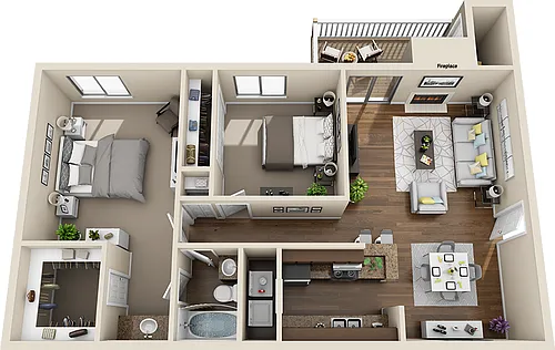 Floor plan The Azalea