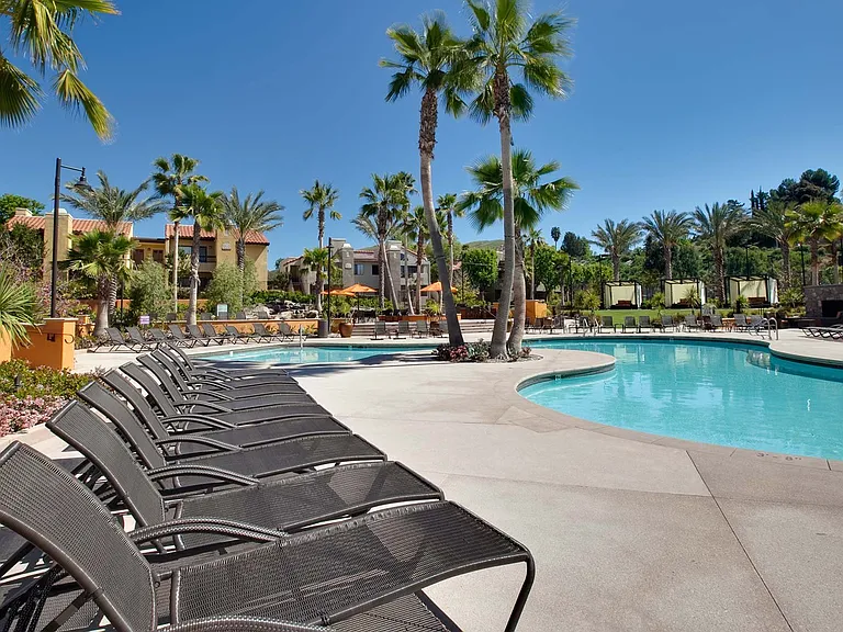 Relax poolside with friends and family
