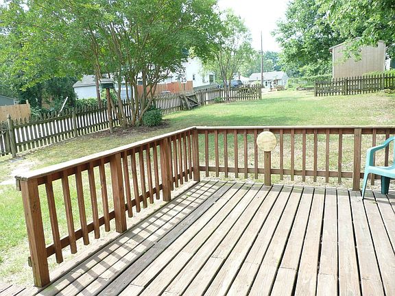 Deck and Back Yard