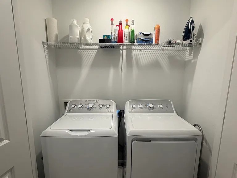 Upstairs Laundry.