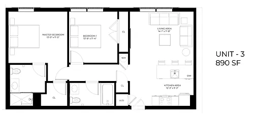 Floor plan The Ridgeview at 145
