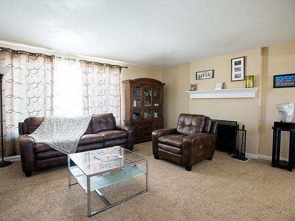 Living room with large picture window.