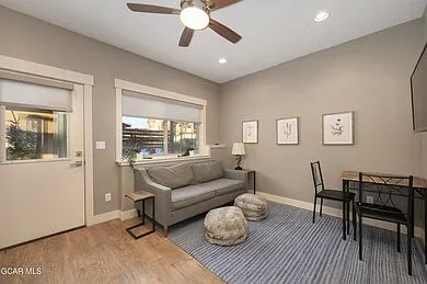 Entry and living area