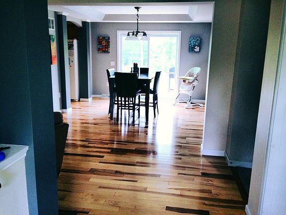 Entry way to dining room.