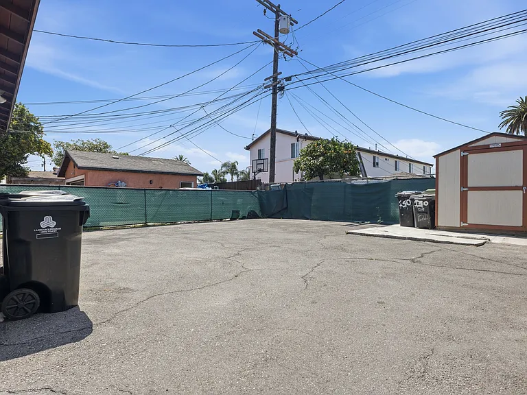 backyard / parking space