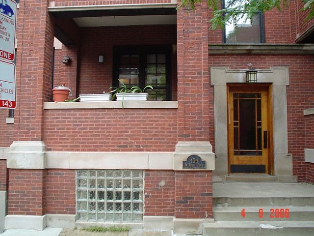 View from the sidewalk