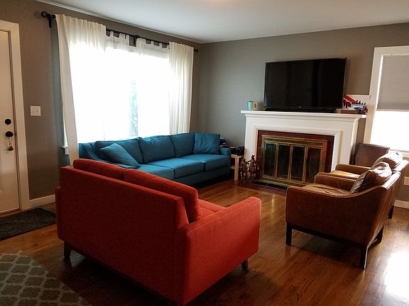 living room, open to dining room