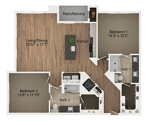 Floor plan B2