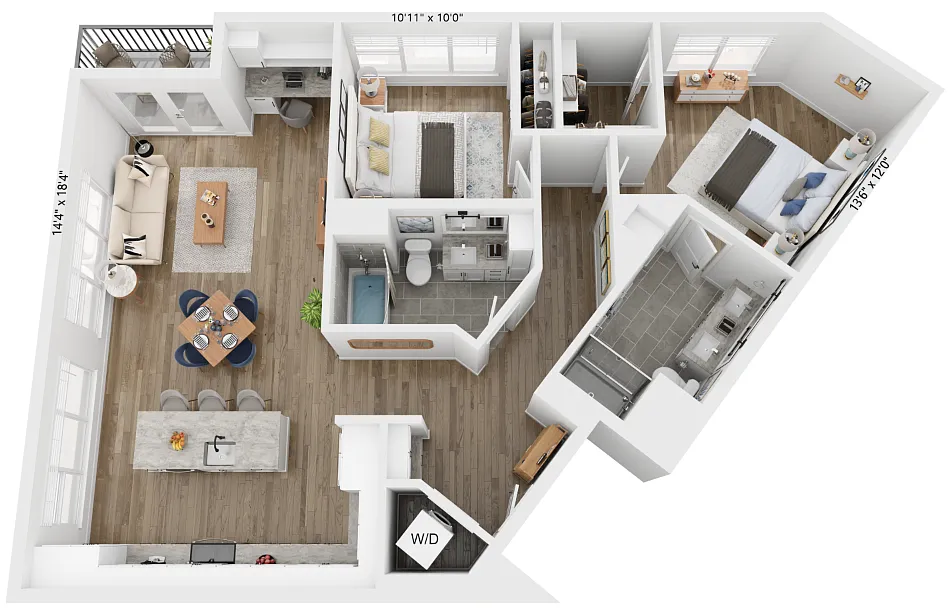 Floor plan B6