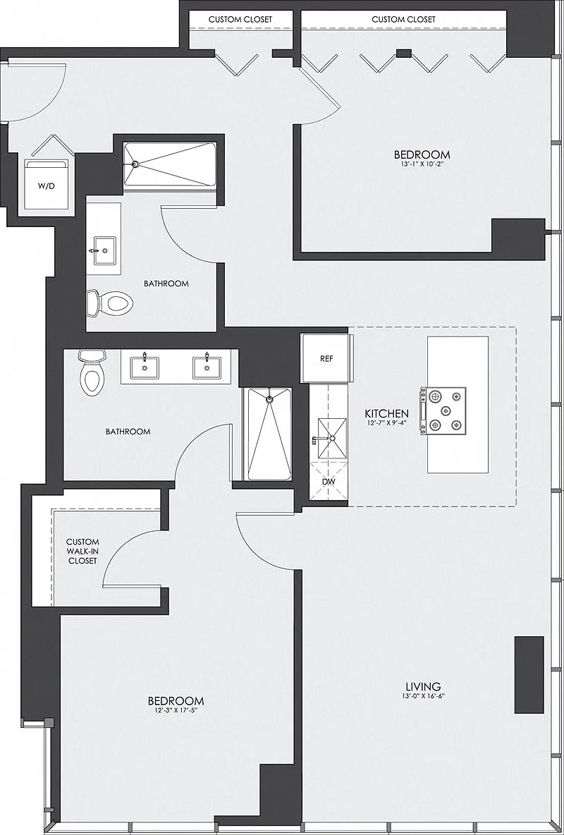 Floor plan Tier 09