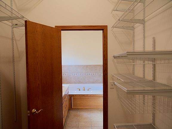 walk in master closet