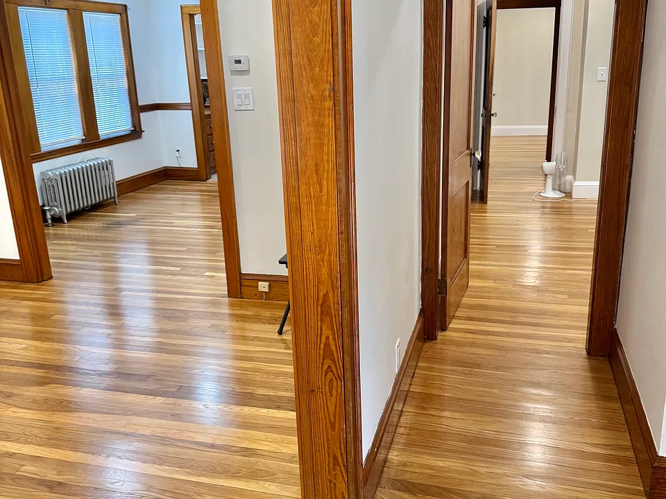 Looking down hall from front door