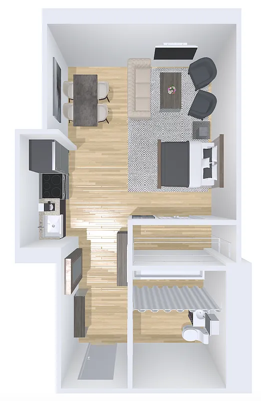 Floor plan studio 30