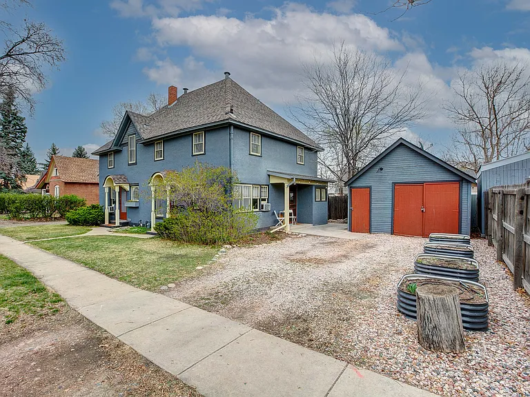 4 raised, irrigated garden beds on south edge of property