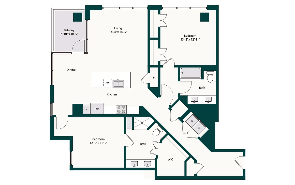 Floor plan B6a