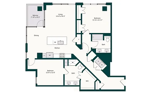 Floor plan B6a