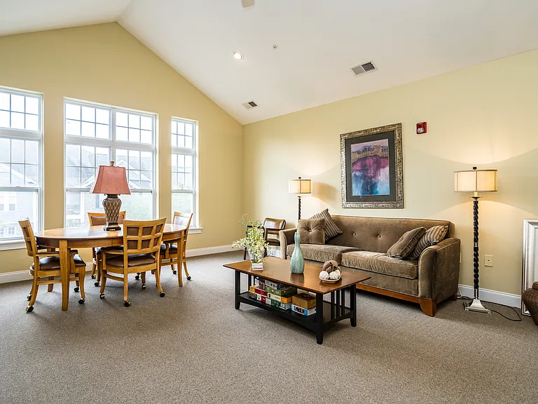 Gathering room on each floor