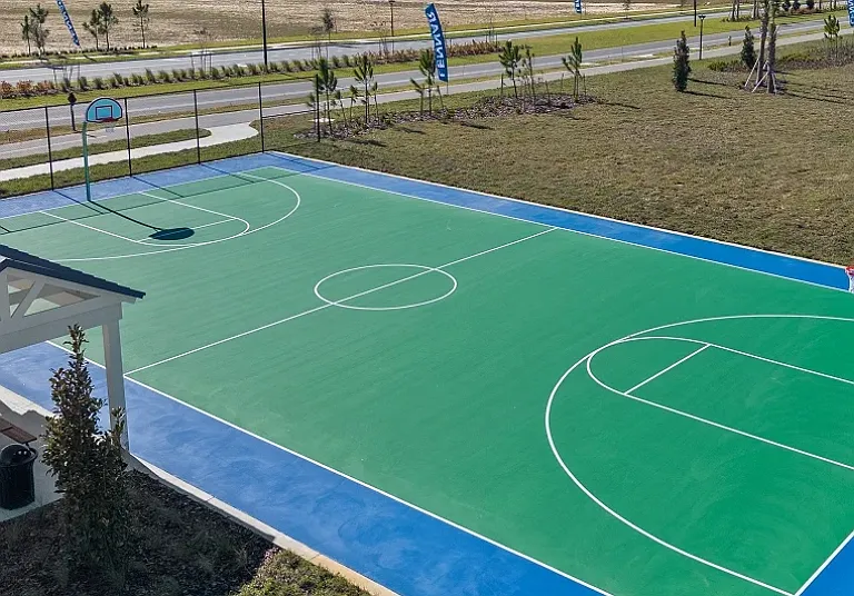 Basketball court