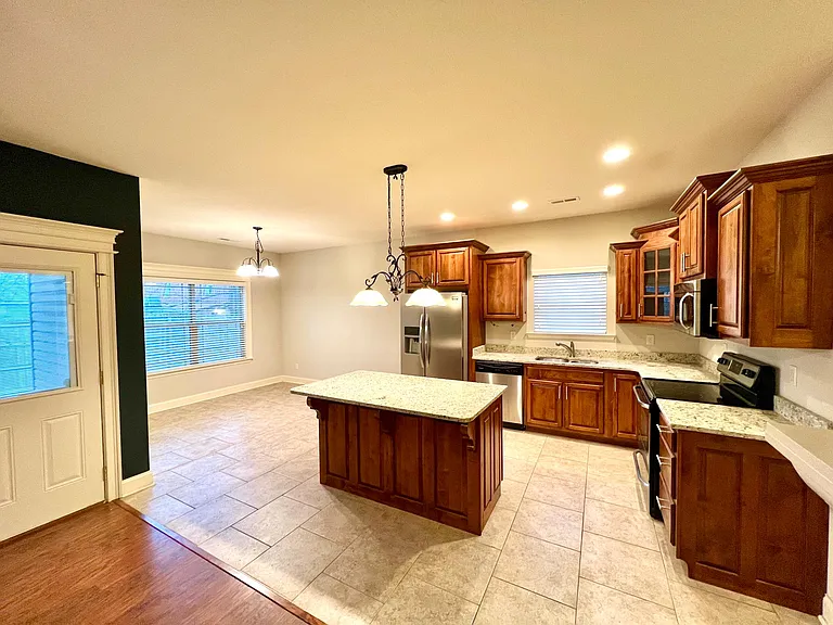 Kitchen and dining room.