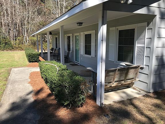Full view of front porch