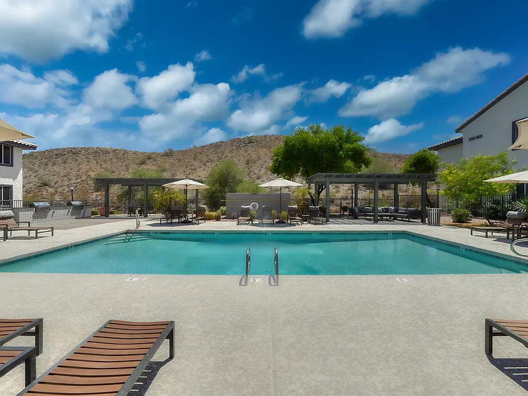 Resort Style Pool with Lounge Seating