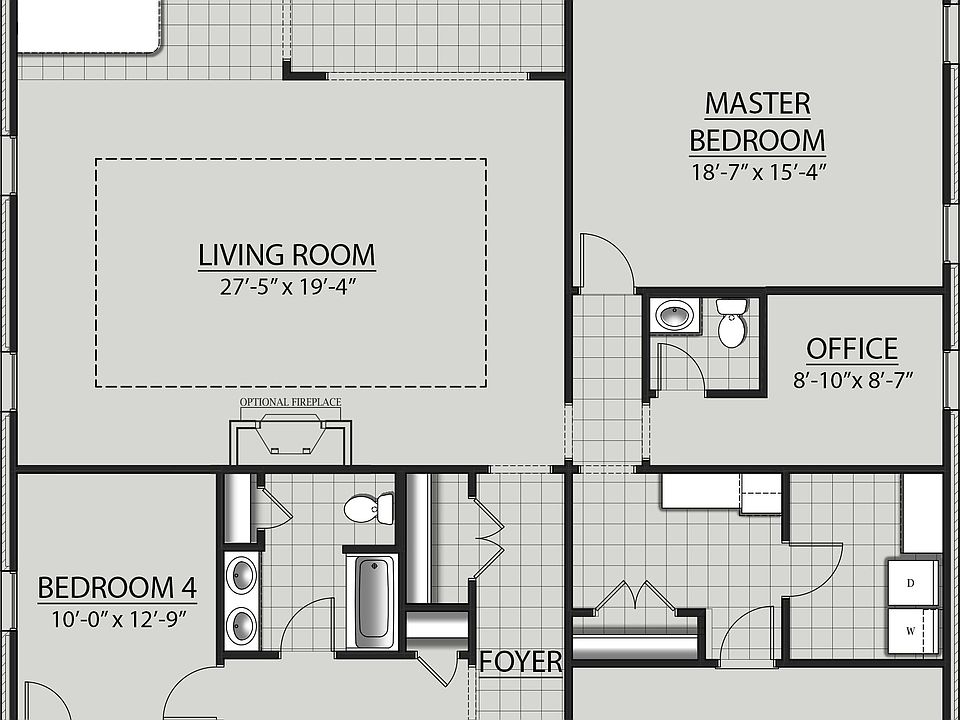 Mimosa III A Plan, The Bluffs at Lafayette, Freeport, FL 32439 Zillow