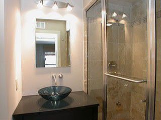 Updated first-floor bath