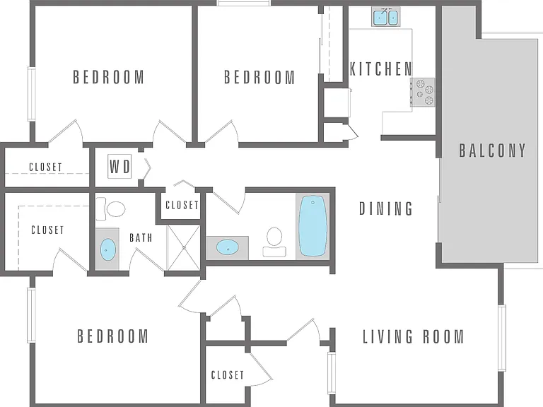 3 Bedroom 2 Bath 3 Bedroom 2 Bath