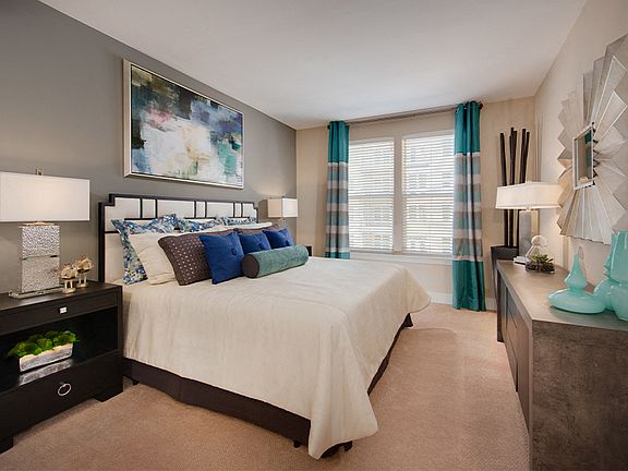 Homes feature spacious, bright bedrooms