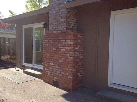 Rear Patio and Bedroom Door