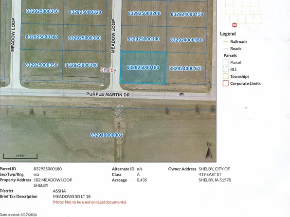 LOT 18 Meadow Loop #102, Shelby, IA 51570