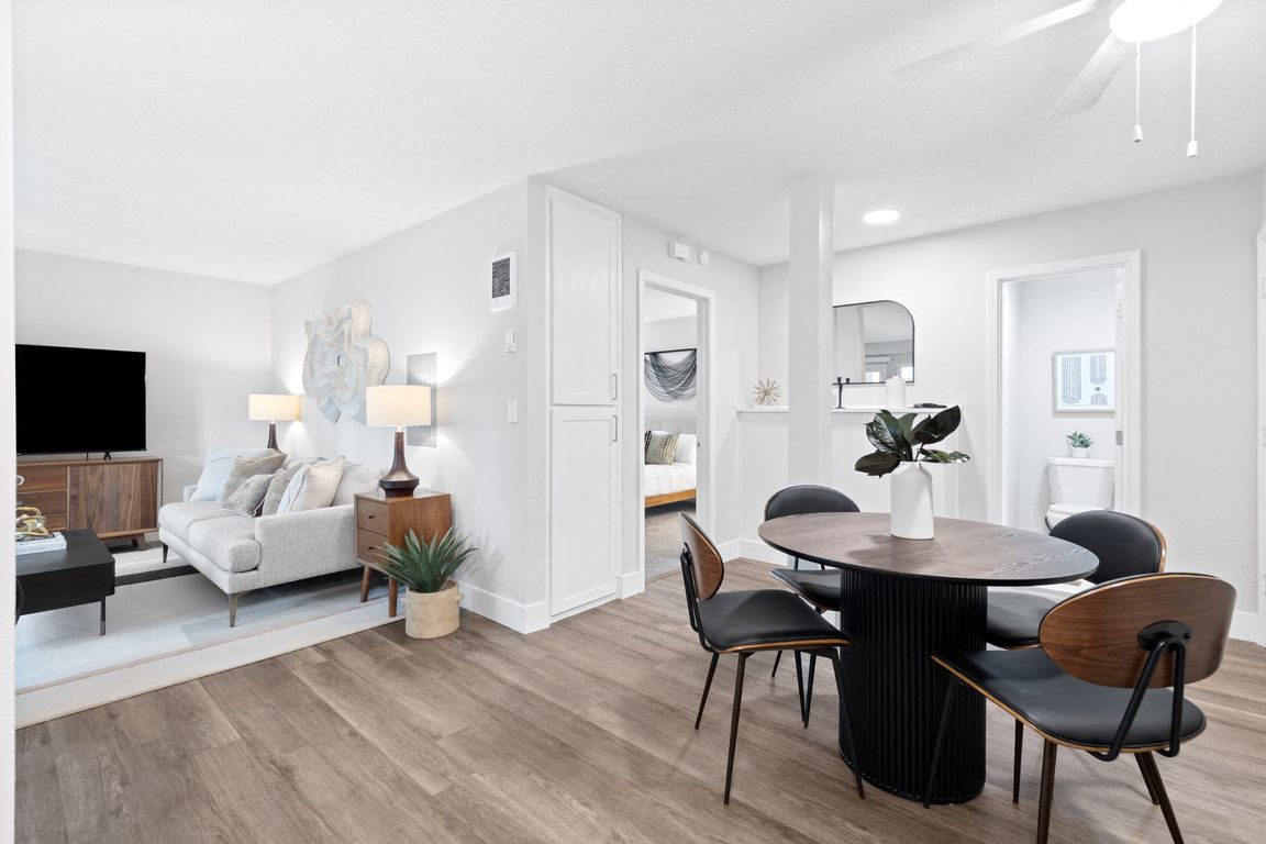 Open Dining and Living Room Space at Veranda La Mesa Apartments in La Mesa, CA 91942