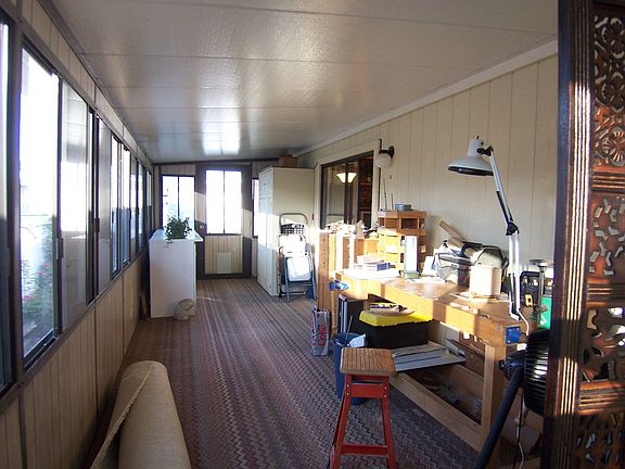 with door to rear yard