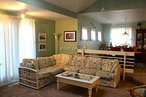Living room to dining room