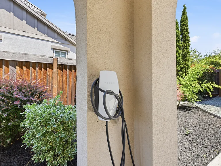 EV Charger in Driveway