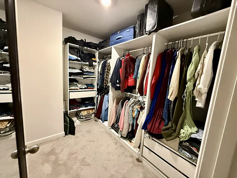 Custom built in closet