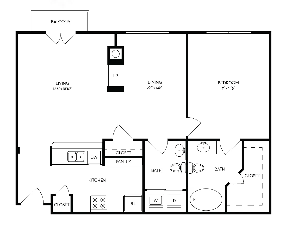Floor plan A10R