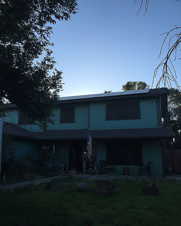 Front with solar panels