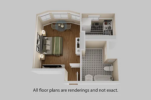 Floor plan Studio