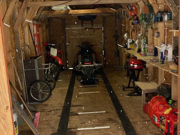 Shed built in Tracks