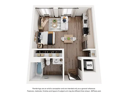 Floor plan The Woolen (S.2b-WF)