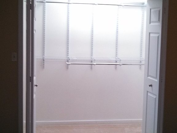 Large upstairs closets