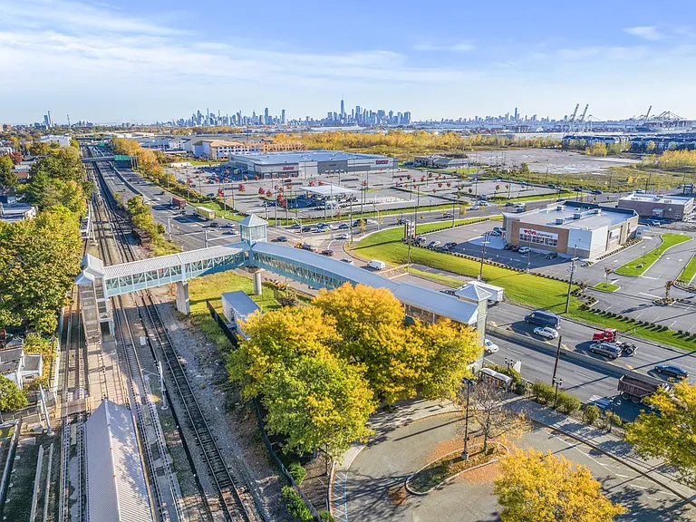 Convenient rail transportation near Harbor Pointe, New Jersey, 07002
