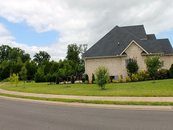 beautifully landscaped yard