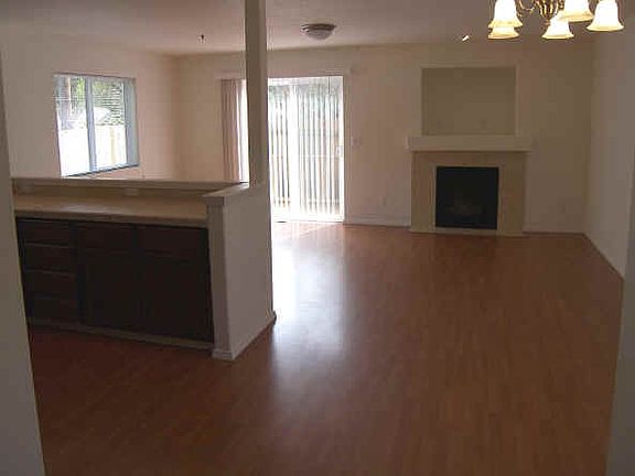 Living room, fireplace